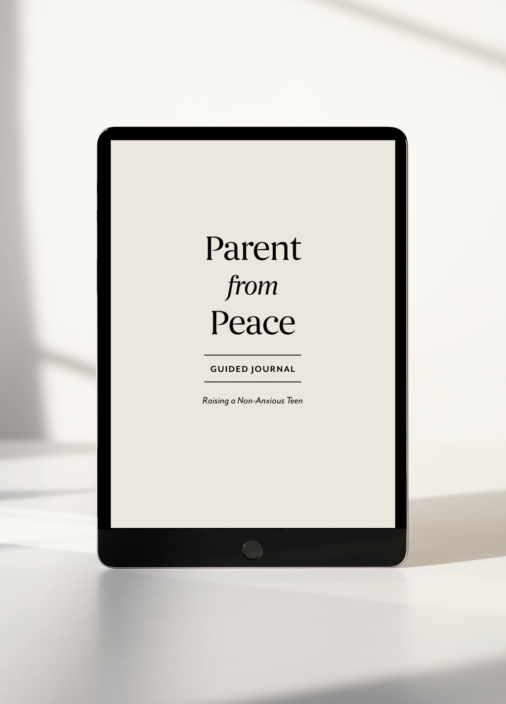 Parent from Peace 90 Day Journal (Downloadable)